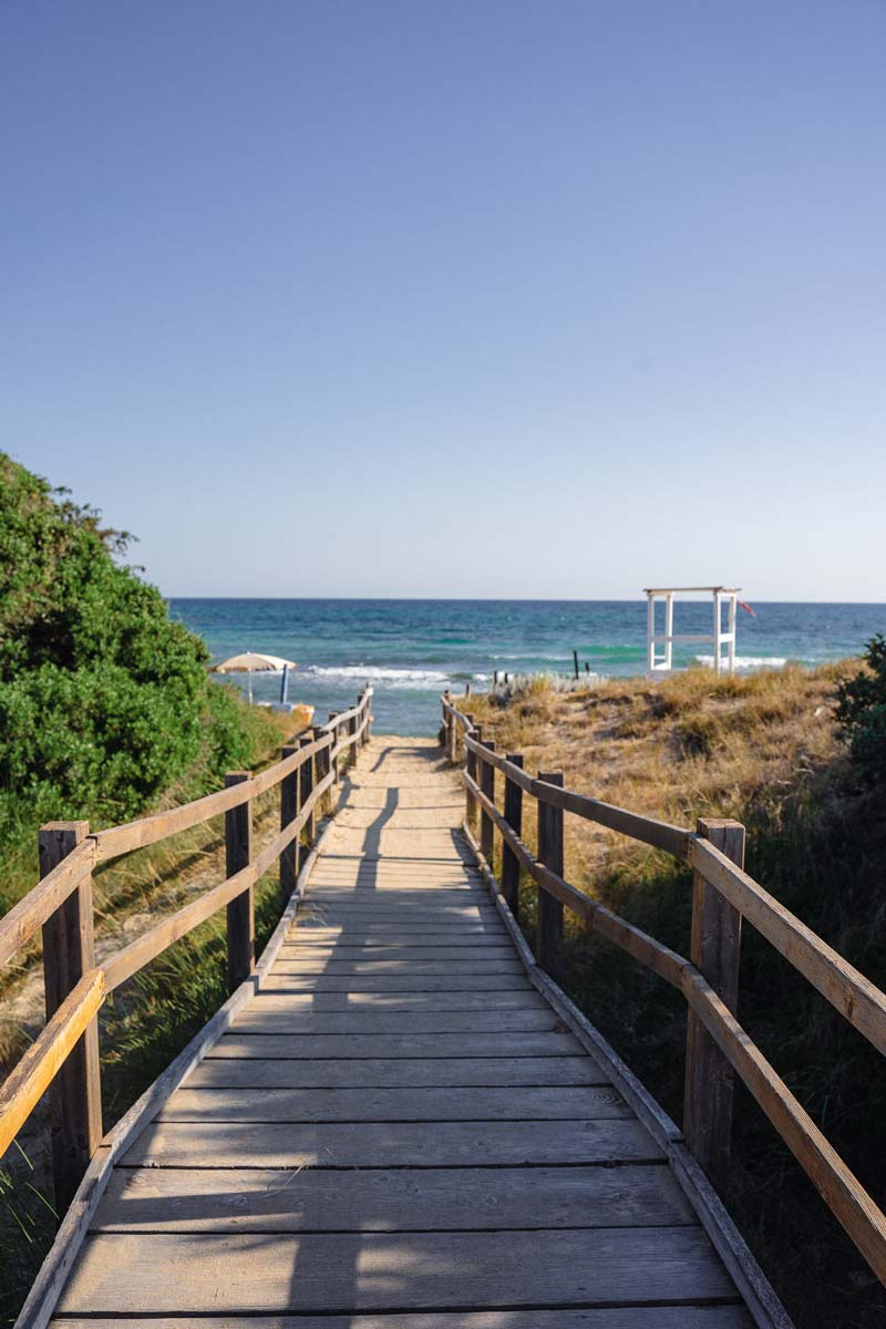 Ponte per la spiaggia